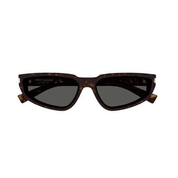 NEW SL634 NOVA 002 SAINT LAURENT SUNGLASSES WOMEN HAVANA OVAL EYEWEAR - Picture 3 of 4